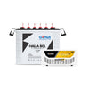 Genus Inverter with Battery Combo (Inverter: Winner 1200 / Pure Sine Wave / 900VA / 12V / 3 Year Warranty || Battery: GTT250 / TT Battery / 220 Ah / 48M Warranty) Best for Home, Office & Shops