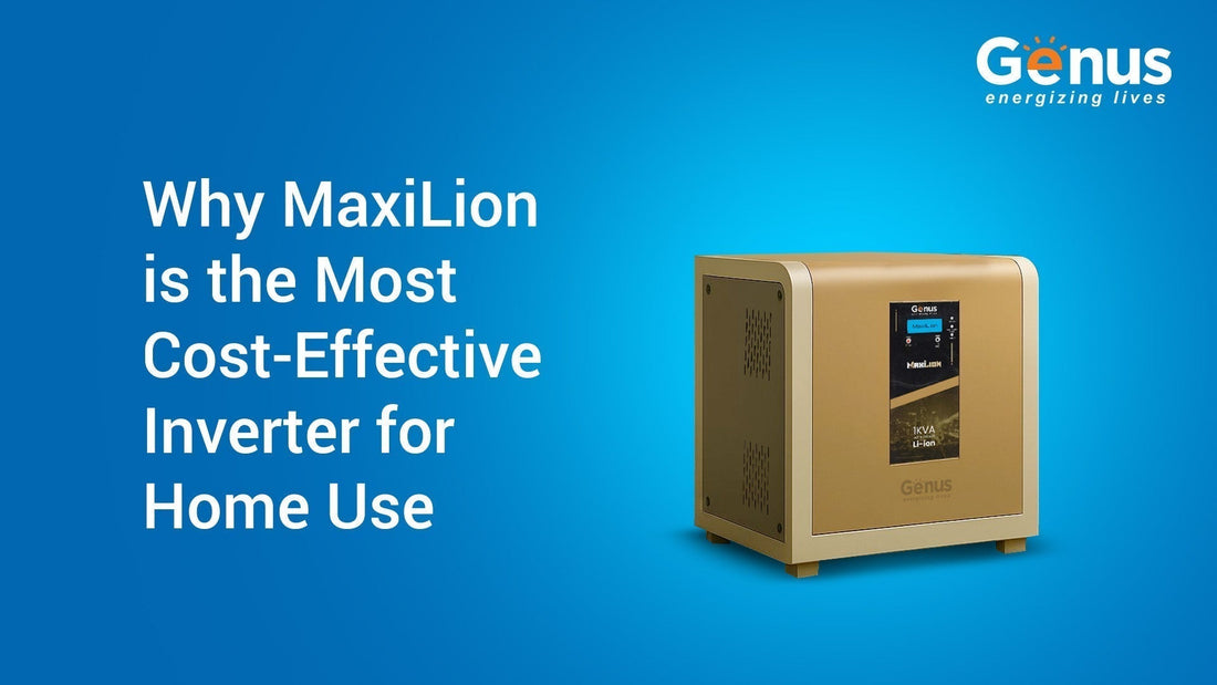 Top Reasons Why MaxiLion is the Most Cost-Effective Inverter for Home Use