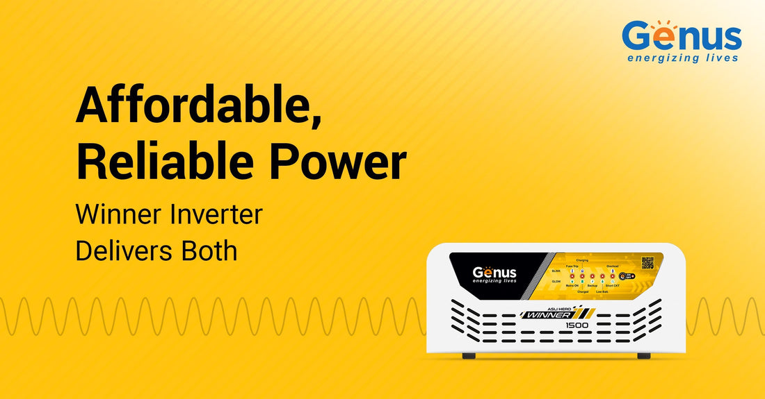 Reliable Power Backup in your Budget: Winner Inverter with sine wave technology balances price and performance