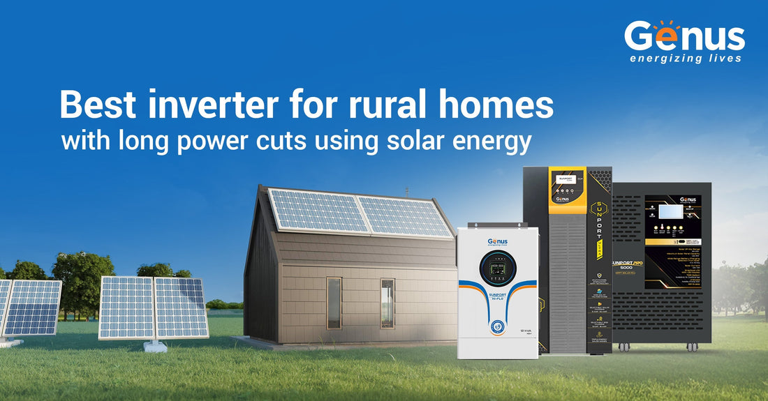 Best solar inverter for rural homes with long power cuts