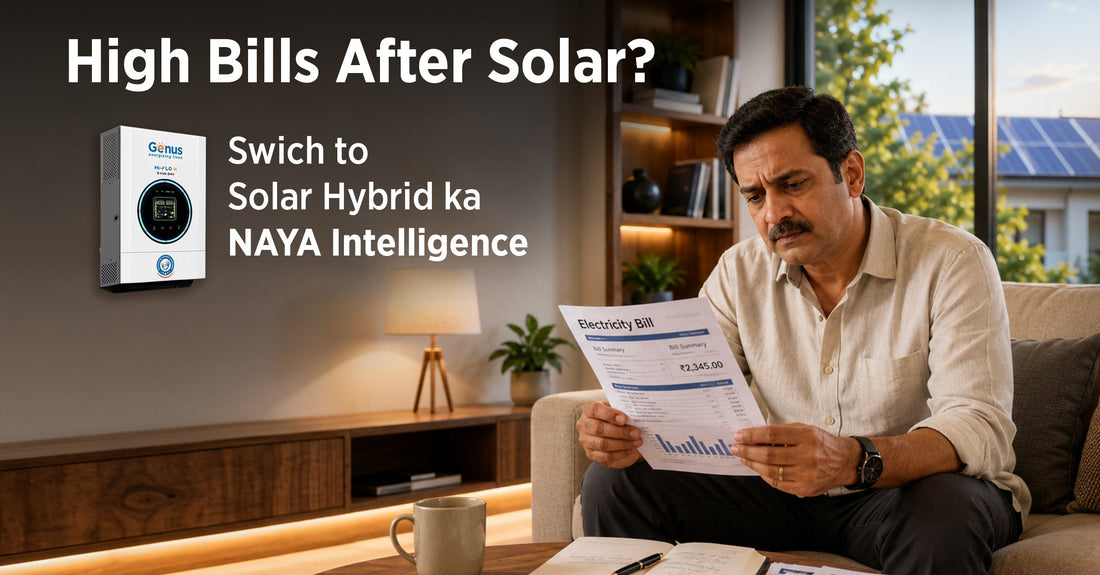 Why Is Your Electricity Bill Still High Even After Installing Solar? Here's Where Solar Ka Naya Intelligence Makes the Difference