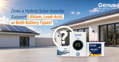 Does a Hybrid Solar Inverter Support Lithium, Lead-Acid, or Both Battery Types?