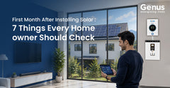 First Month After Installing Solar: 7 Things Every Homeowner Should Check