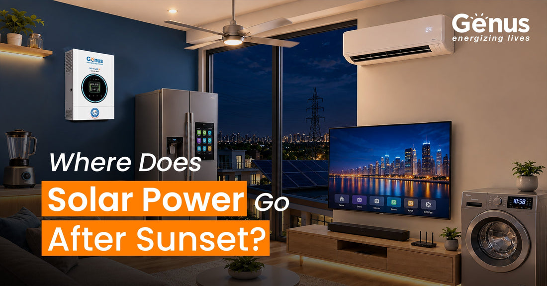 Where Does The Solar Power Go After Sunset?