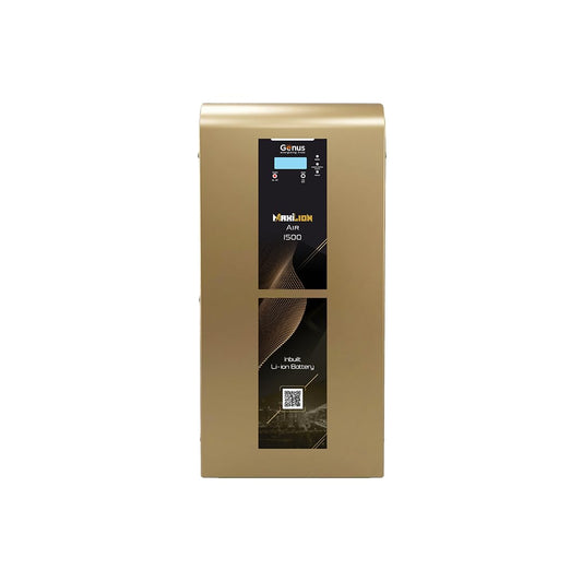 Genus MaxiLion Air 1500 Inverter 1125 VA with Upto 12 Year Life Integrated 1280Wh Lithium-Ion Battery for Home Office & Shop - Full 5 Year Product Warranty