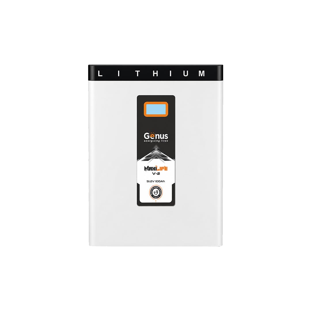 Genus MaxiLife V2 51.2V 100Ah Li-ion 5Y Warranty Inverter Battery for Home