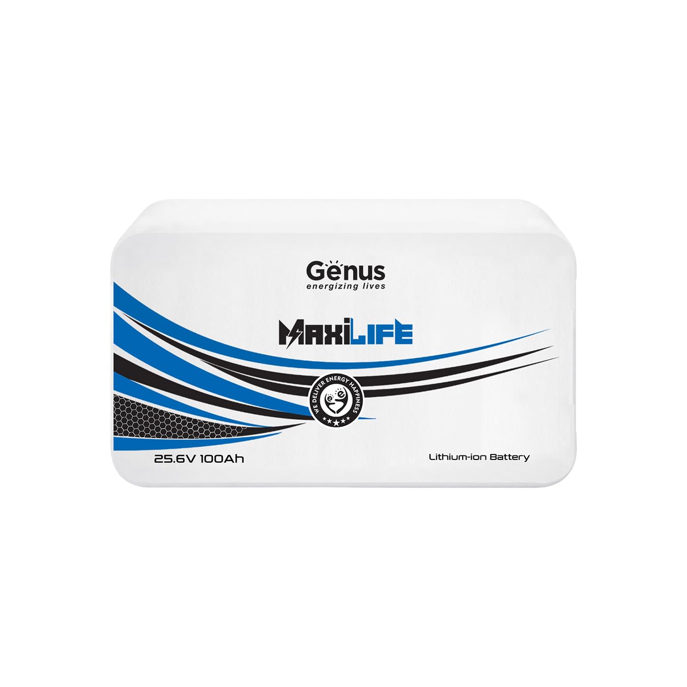 Genus MaxiLife Lithium-Ion 25.6V 100Ah LiFePO4 Inverter Battery for Home