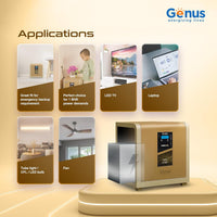 MaxiLion 700 VA 1 BHK Inverter with Upto 12 Year Life Integrated 640Wh Lithium-Ion Battery for Home Office & Shop