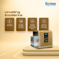 MaxiLion 700 VA 1 BHK Inverter with Upto 12 Year Life Integrated 640Wh Lithium-Ion Battery for Home Office & Shop