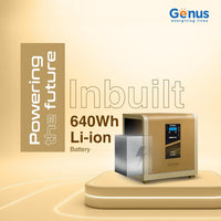 MaxiLion 700 VA 1 BHK Inverter with Upto 12 Year Life Integrated 640Wh Lithium-Ion Battery for Home Office & Shop