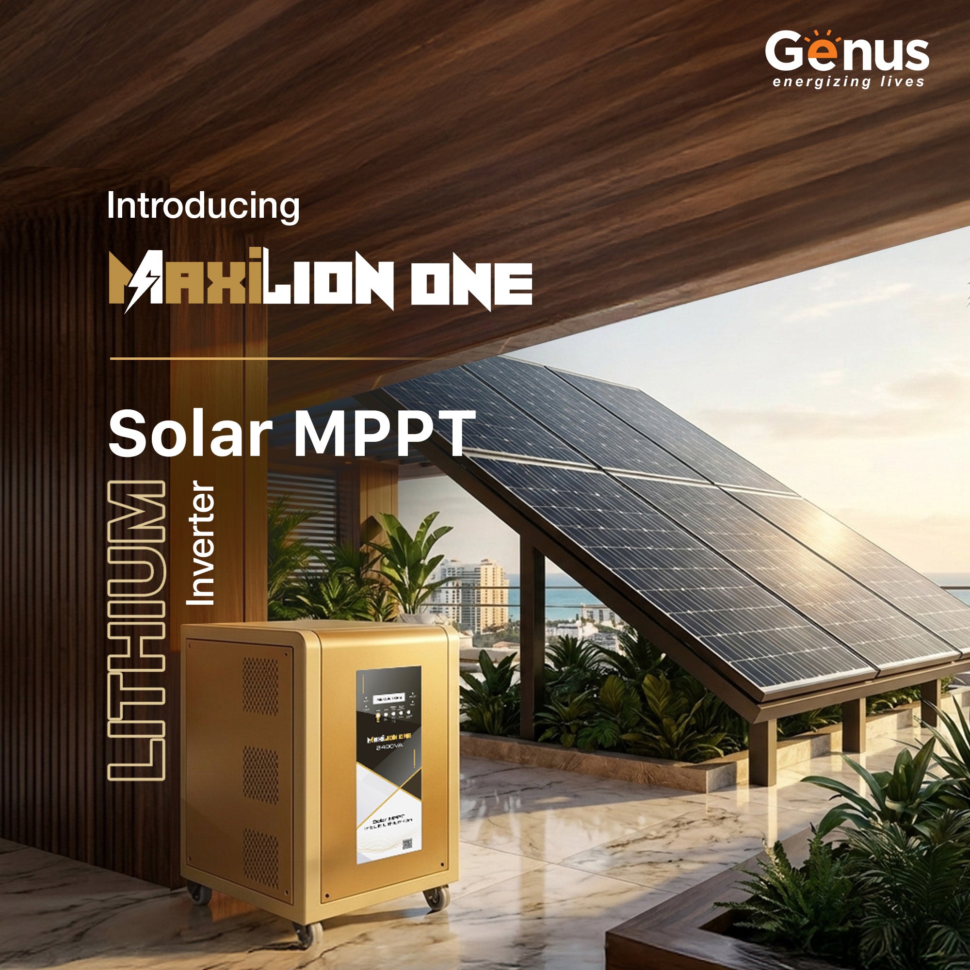 MaxiLion One 2400 MPPT Solar Inverter