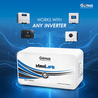 MaxiLife Lithium-Ion 100Ah / 1280Wh 12.8V LiFePO4 Inverter Battery with 12 Years Battery Life for Home & Office with 5 Years Full Warranty