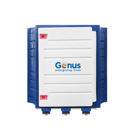 Genus Shakti Pod Inverter Blue Sapphire Battery Trolley Strong & Convenient | 7 Wheels | MCB Locks | Unmatched Strength & Durability | for All Battery Sizes