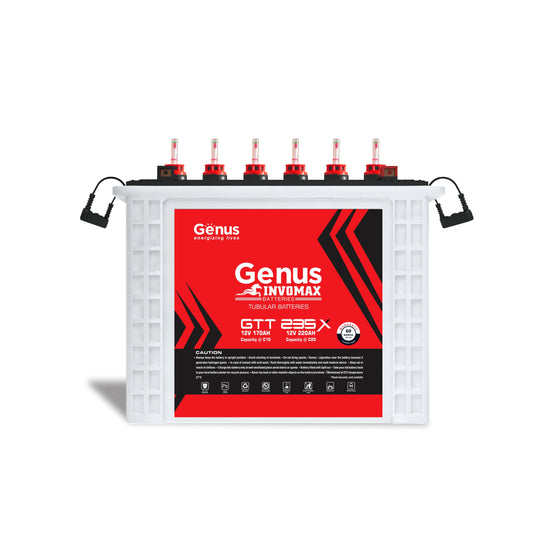 Genus Invomax GTT235X 220 AH Tall Tubular Battery